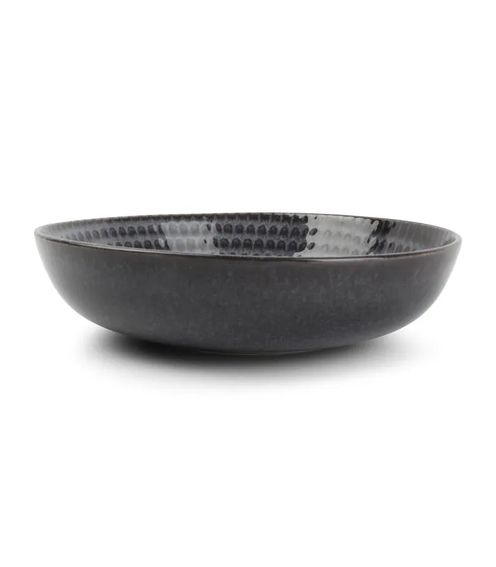 Salt & Pepper Diep Bord 20xH5cm Grijs Stitch - (x4) 4 Salt & Pepper Diep Bord 20xH5cm Grijs Stitch - (x4) - Image 2