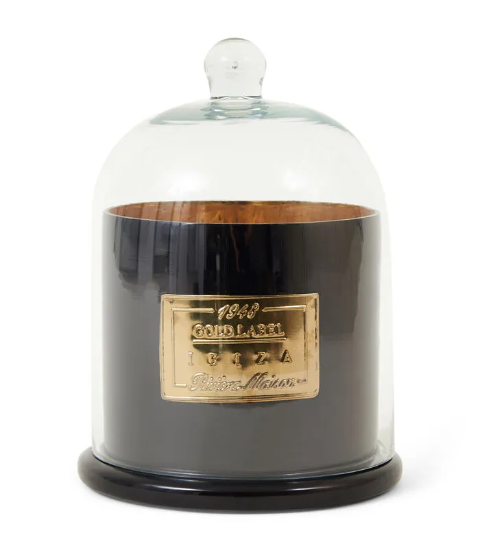 Rivièra Maison Geurkaars In Glas - Geurkaarsen Candle Dôme Ibiza XL - Zwart 3 Rivièra Maison Geurkaars In Glas - Geurkaarsen Candle Dôme Ibiza XL - Zwart