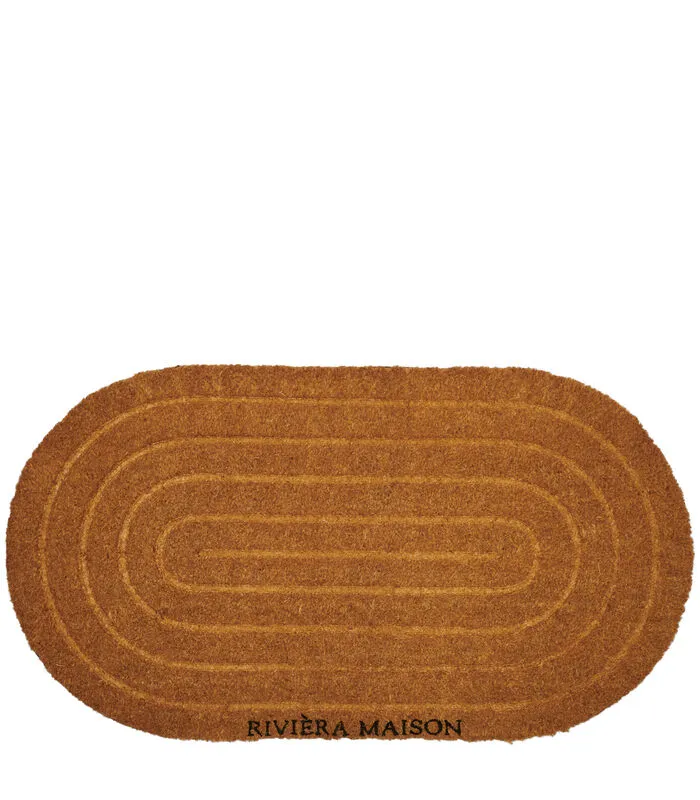 Rivièra Maison Deurmat Binnen, Kokos Droogloopmat - Oval - Bruin 3 Rivièra Maison Deurmat Binnen, Kokos Droogloopmat - Oval - Bruin