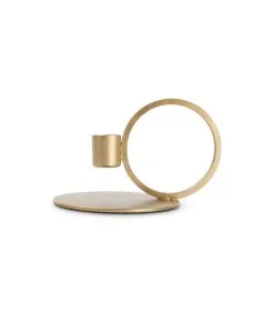 Salt & Pepper Kandelaar 10xH9cm Metaal Goud Pillar