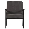 WOOOD Sally Fauteuil - Ribstof - Antraciet - 87x65x82 -Meubilair Geschäft 03285436aaa3468ca03d95d5cec7beb3