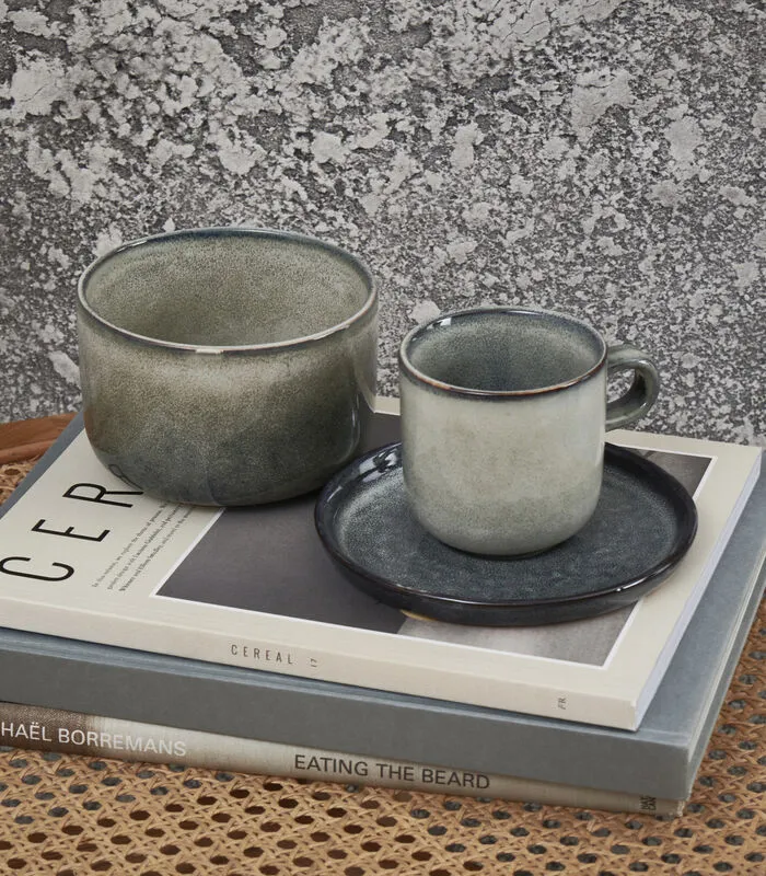 Salt & Pepper MERIDIAN Plat Bord 26 Cm Groenblauw (set/4) 6 Salt & Pepper MERIDIAN Plat Bord 26 Cm Groenblauw (set/4) - Image 4