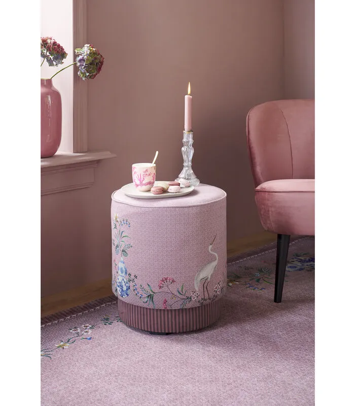 Pip Studio Poef Jolie Medium - Roze - 45x40x40 4 Pip Studio Poef Jolie Medium - Roze - 45x40x40 - Image 2