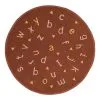 AFKliving Rond Terracotta Alfabet Kindertapijt -Meubilair Geschäft 04ce2a45e7864304a434f525489eb8f3