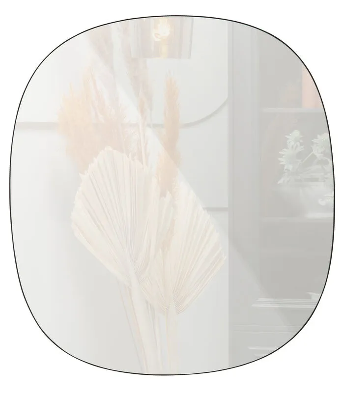 WOOOD Exclusive Exclusive Philou Spiegel - Glas/Metaal - Zwart - 60x55x0,5 3 WOOOD Exclusive Exclusive Philou Spiegel - Glas/Metaal - Zwart - 60x55x0,5