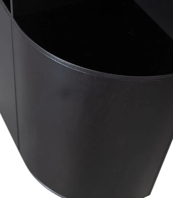 WOOOD Exclusive Exclusive Finca Opbergkast Rond Rechts - Zwart - 210x78x40 4 WOOOD Exclusive Exclusive Finca Opbergkast Rond Rechts - Zwart - 210x78x40 - Image 2