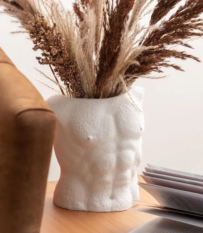 PRESENT TIME Bloempot Male - Ivoor - 12x19,5x20,5 Cm 4 PRESENT TIME Bloempot Male - Ivoor - 12x19,5x20,5 Cm - Image 2