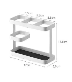 Yamazaki Tool Stand Wide - White -Meubilair Geschäft 06abdde19fb24121a07b529c6957e125