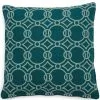 Rivièra Maison Kussenhoes 50x50 - Mustique Rings Pillow Cover - Groen Blauw -Meubilair Geschäft 06b98c49f253430995d8c4657f7036ef