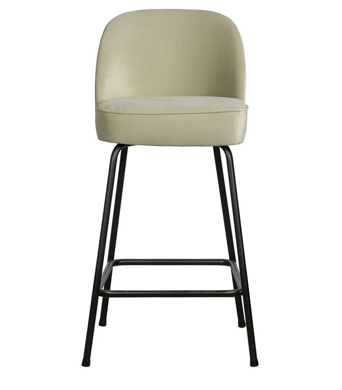 BePureHome Vogue Barstoel - Fluweel - Pistache - 89x50x55 3 BePureHome Vogue Barstoel - Fluweel - Pistache - 89x50x55