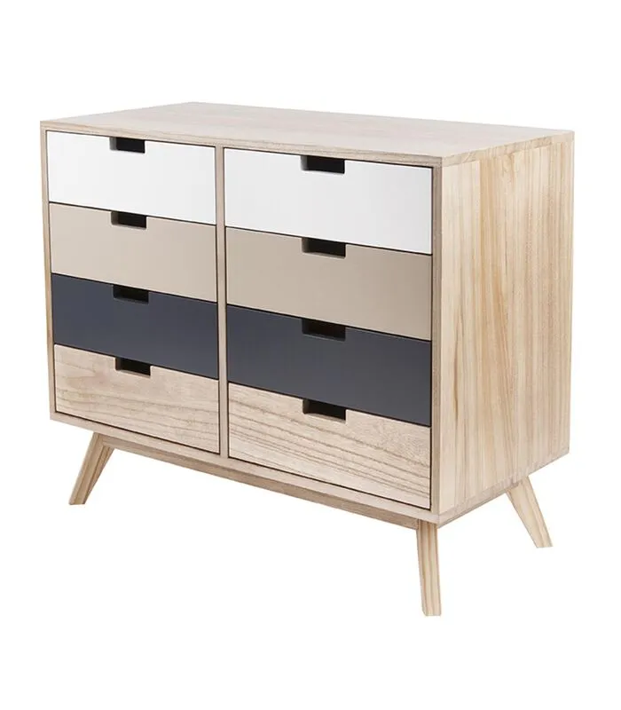 Leitmotiv Ladekast Snap Wood - Met 8 Lades - 78,5x36x65cm 7 Leitmotiv Ladekast Snap Wood - Met 8 Lades - 78,5x36x65cm - Image 5