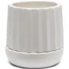 Rivièra Maison Plantenbak Rond, Bloempot Met Ribbel - Let It Grow - Wit - Maat S 1 Rivièra Maison Plantenbak Rond, Bloempot Met Ribbel - Let It Grow - Wit - Maat S -Meubilair Geschäft 09ccf2b3cac94663ba58e6581d1102da