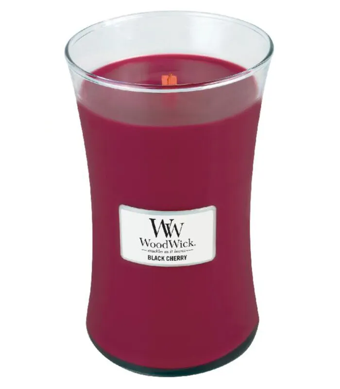 WoodWick Kaars Black Cherry Large 3 WoodWick Kaars Black Cherry Large