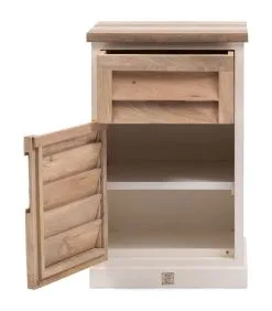 Rivièra Maison Nachtkastje - Pacifica Nachtkastjes Links - Wit -Meubilair Geschäft 0a8f3e4eac2b40edb7d6c1088caf5893