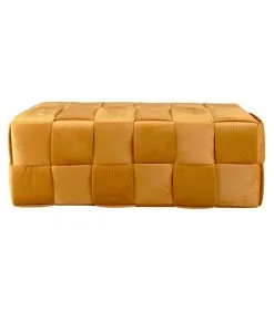 Leitmotiv Bank Weaved - Oker - 100x39x38cm -Meubilair Geschäft 0b69685958c34006bdcb0142ed5f781b