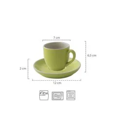 Palmer Koffiekop En Schotel Colors 14 Cl 12 Cm Groen Porselein 6 Stuk(s) -Meubilair Geschäft 0bbf91197a754535bf3e9411733e38e4