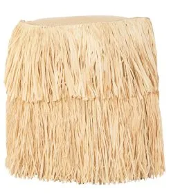 MX HOME Buitenpoef In Raffia-effect En Franjes