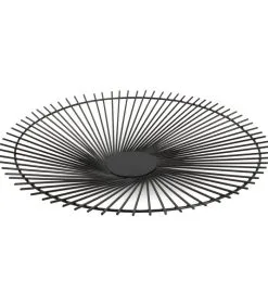 Salt & Pepper Draadmand 40xH5cm Zwart Twisted Iris