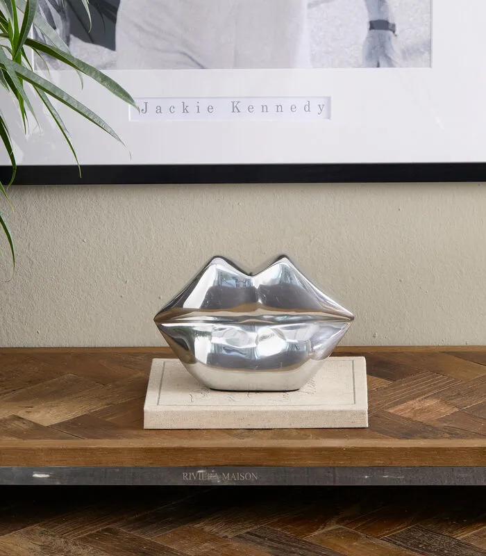 Rivièra Maison Ornament RM Shiny Lips Zilver 4 Rivièra Maison Ornament RM Shiny Lips Zilver - Image 2