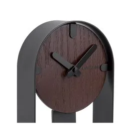 Karlsson Tafelklok Dashed - Walnoothout Fineer Zwart - 22x13x5cm -Meubilair Geschäft 1052dd785ce74db7a39b59f6b8c6e219