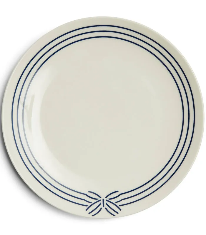 Rivièra Maison Ontbijtbord, Bord Strepen - Shoreline - Blauw/ Wit - 1 Stuk 3 Rivièra Maison Ontbijtbord, Bord Strepen - Shoreline - Blauw/ Wit - 1 Stuk