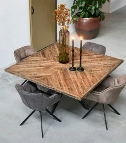 Rivièra Maison Riviera Maison Eettafel Vierkant - Falcon Crest Square Dining Table - 150x150 Cm - Zwart 5 Rivièra Maison Riviera Maison Eettafel Vierkant - Falcon Crest Square Dining Table - 150x150 Cm - Zwart -Meubilair Geschäft 11ccc27dcafc418b8e4d3565d5a1f0f6