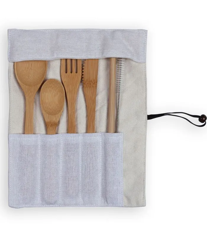 LIVOO Bestekset In Bamboe 5 LIVOO Bestekset In Bamboe - Image 3