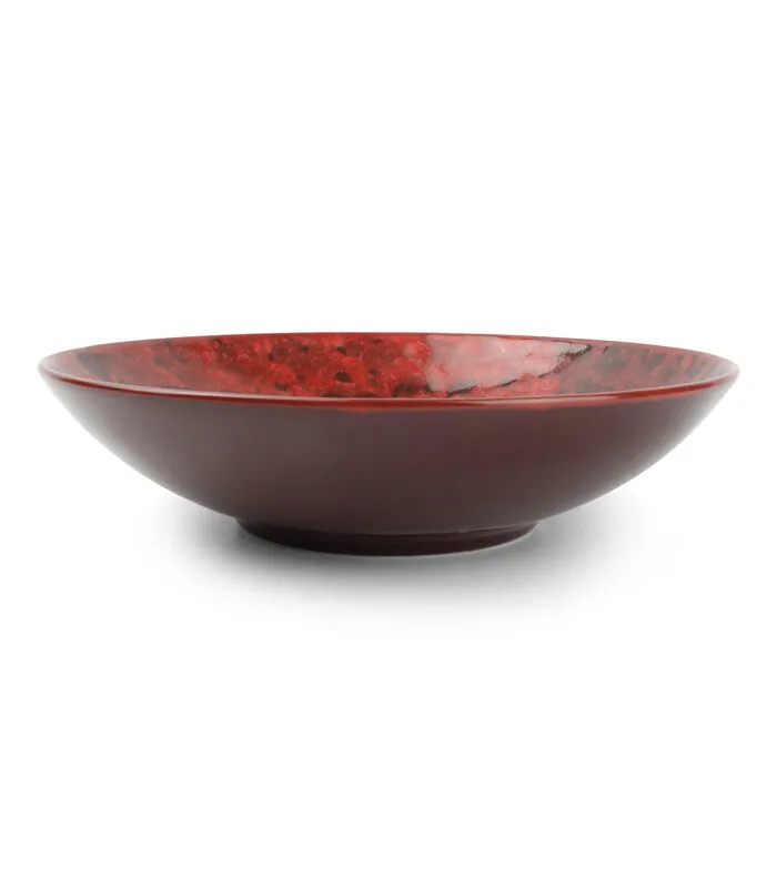 Salt & Pepper Diep Bord 21xH5cm Burgundy Ardor - (x4) 4 Salt & Pepper Diep Bord 21xH5cm Burgundy Ardor - (x4) - Image 2