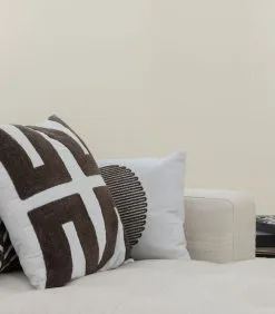 WOOOD Exclusive Isla Kussen - Katoen - Chalkwhite - 45x45 -Meubilair Geschäft 137261c273c94127a07fdd204609ec09