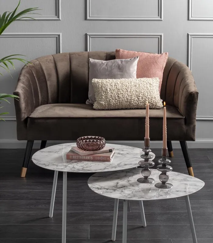 Leitmotiv Bijzettafel Ovoid - Wit - 67x60x42 Cm 4 Leitmotiv Bijzettafel Ovoid - Wit - 67x60x42 Cm - Image 2