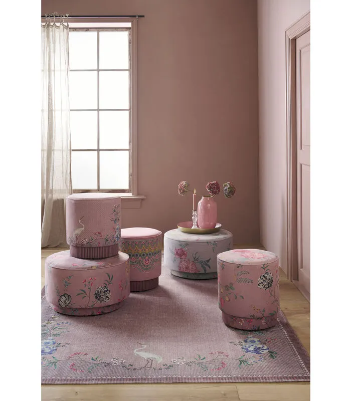 Pip Studio Poef Jolie Medium - Roze - 45x40x40 5 Pip Studio Poef Jolie Medium - Roze - 45x40x40 - Image 3