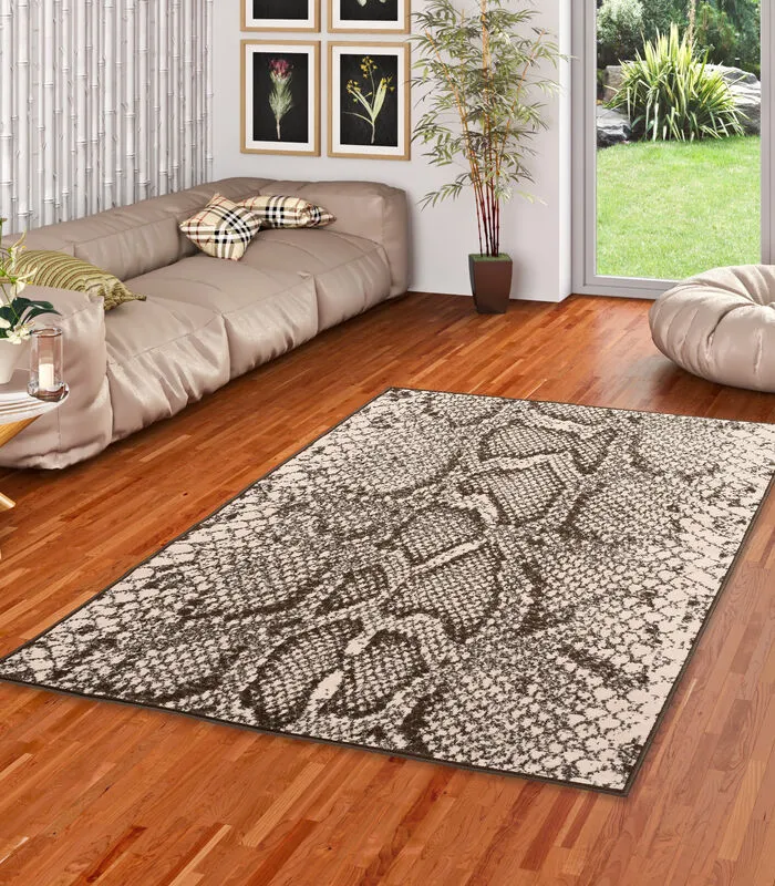 Pergamon Vloerkleed Designer Samba Slangen Dierlijke Patroon 4 Pergamon Vloerkleed Designer Samba Slangen Dierlijke Patroon - Image 2