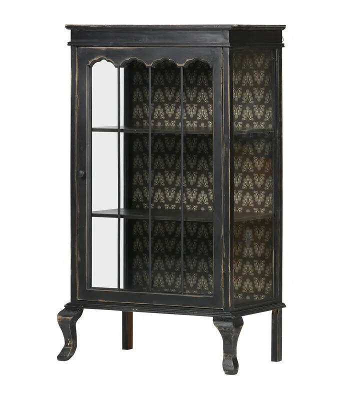BePureHome Odd Vitrinekast - Hout - Zwart - 114x67.5x39 4 BePureHome Odd Vitrinekast - Hout - Zwart - 114x67.5x39 - Image 2