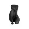 PRESENT TIME Bloempot Sitting Lady - Polyresin - Zwart - 22x28x37cm -Meubilair Geschäft 16247ad2c7724794b01d84bfba4fa556