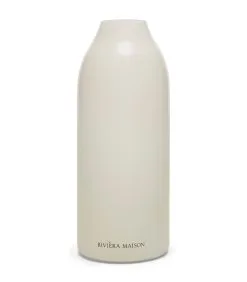 Rivièra Maison Vaas Glas, Middelhoge Bloemenvaas - Bella Tola - Wit - Maat M