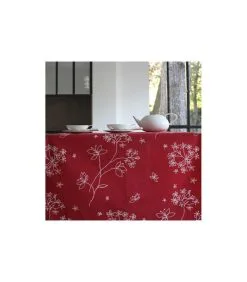 Fleur De Soleil Gecoat Tafelkleed Astrance Rood