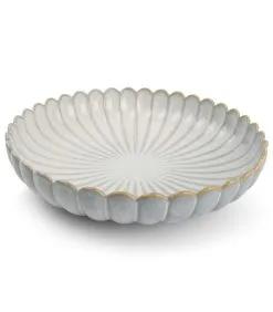 Salt & Pepper Diep Bord 24xH5cm Nuance White Lotus - (x4)