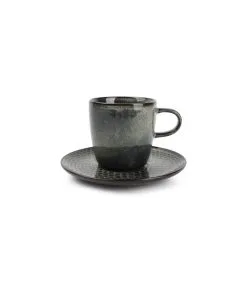 Salt & Pepper Kop 18cl En Schotel Groen/Blauw Stitch - (x4)