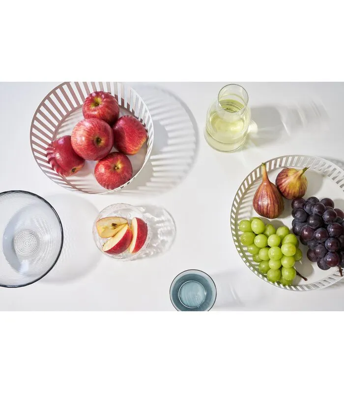 Yamazaki Fruit Basket Wide - Tower - White 5 Yamazaki Fruit Basket Wide - Tower - White - Image 3