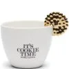 Rivièra Maison Koffiemok, Mok/ Kopje Goud Detail - It's Cookie Time - Wit - 300 ML -Meubilair Geschäft 18ccc2dce383452d8f8261f28030d4bc