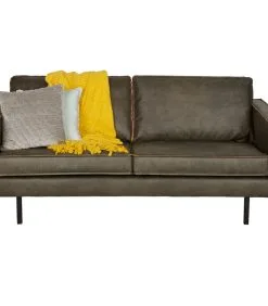 BePureHome Rodeo Bank 2-Zits - Recycle Leer - Army - 85x190x86 -Meubilair Geschäft 19999c24e8024d57ad0fe3b8f009281d