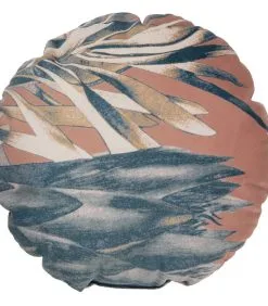 BePureHome Bouquet Kussen Printed - Velvet - Melon - 45X45