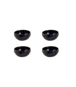 Palmer Schaal Bama Blue 12 Cm 30 Cl Blauw Stoneware 4 Stuk(s)