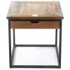 Rivièra Maison Bijzettafel Met Lade - Shelter Island End Table With Drawer - Zwart -Meubilair Geschäft 1a7ea59446f34c93bbc1bfa646020082