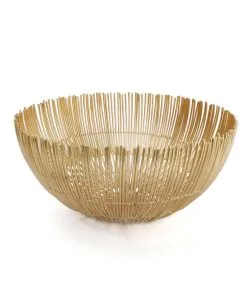 Salt & Pepper Draadmand 25xH12cm Goud Iris