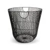 Salt & Pepper Draadmand 44xH42cm Zwart Twisted Iris