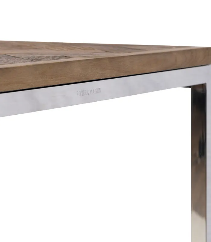 Rivièra Maison Riviera Maison Eettafel - Bushwick Dining Table - 220x90 Cm - Zilver 4 Rivièra Maison Riviera Maison Eettafel - Bushwick Dining Table - 220x90 Cm - Zilver - Image 2
