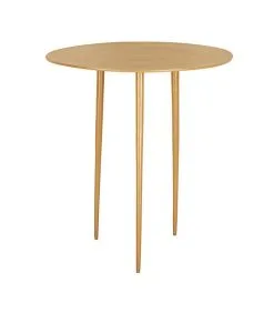 Leitmotiv Bijzettafel Supreme - Okergeel - Ø42,5cm