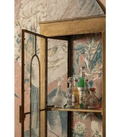 BePureHome Bouquet Vitrinekast - Metaal - Antique Brass - 180x60x39 -Meubilair Geschäft 1c4b23553d564462b5acc0d41deeb14b