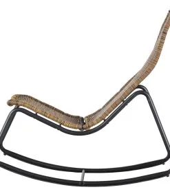 WOOOD Schommelstoel Buiten Tom - Rattan - Naturel - 97x51x95 -Meubilair Geschäft 1c9a6c5d8d7a41798f9517b230a505dd